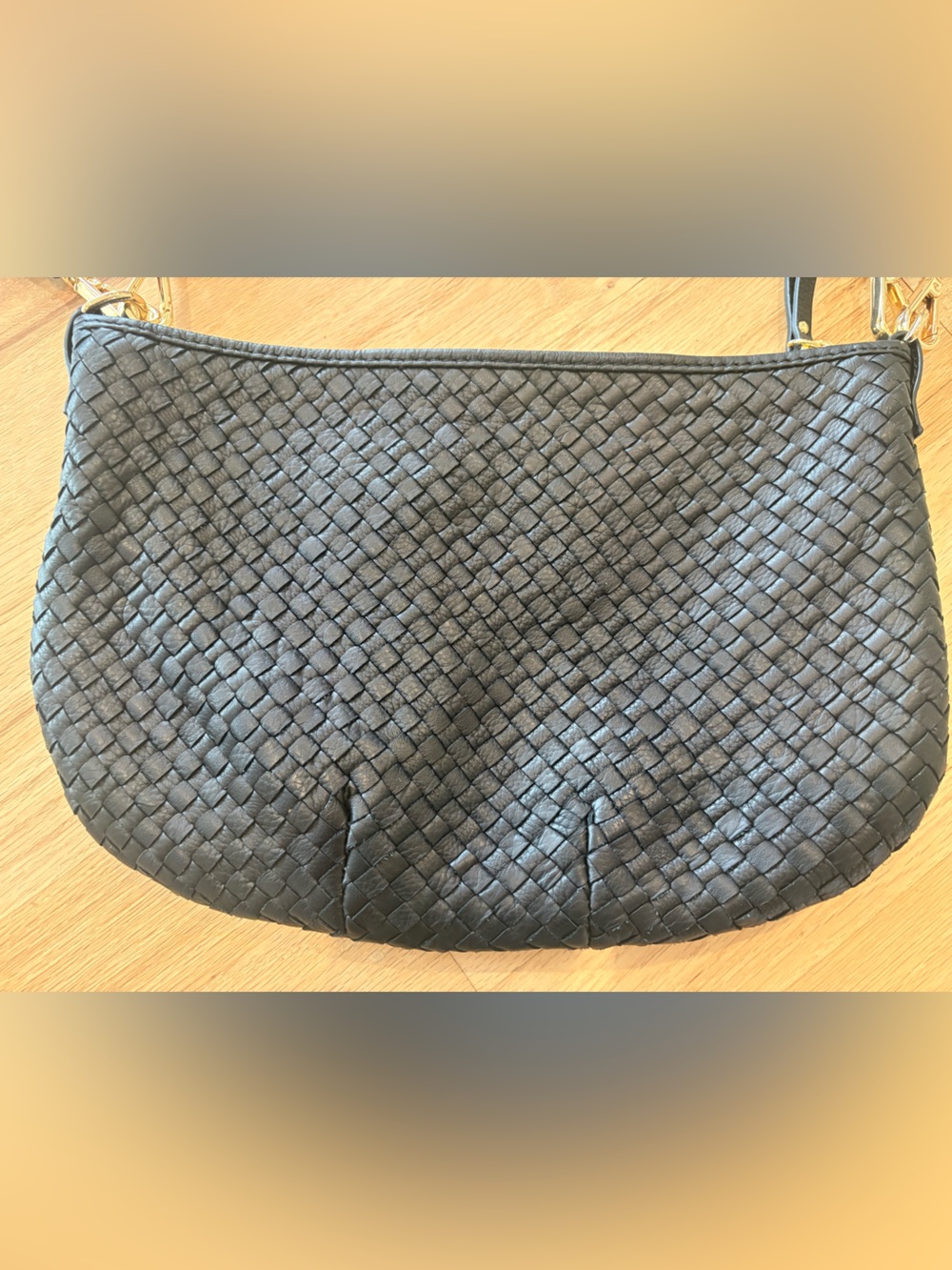Quince Black Sloane Handwoven Mini Shoulder Bag - Picture 7 of 15